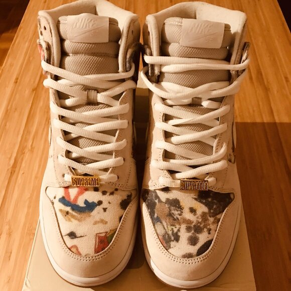Nike Dunk High SB x Supreme "Rammellzee" - Size US 10.5 - Picture 1 of 8